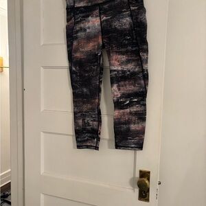 lululemon athletica  Black and Pink Leggings
